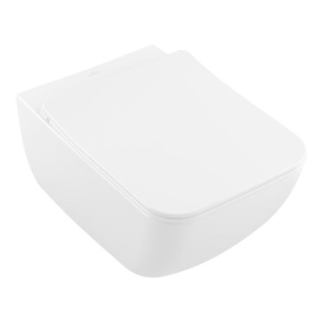 Villeroy & Boch 4611RLR1 - WC suspendu avec abattant SoftClose VENTICELLO céramique/blanc