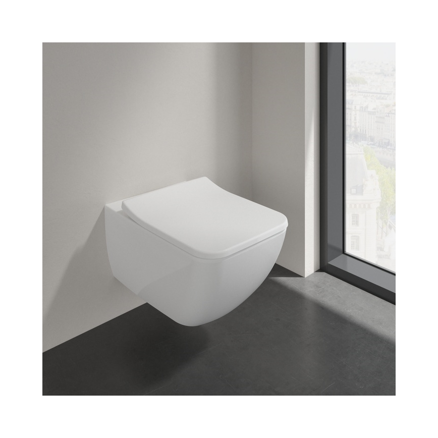 Villeroy & Boch 4611RS01 - WC suspendu avec abattant SoftClose VENTICELLO céramique/blanc