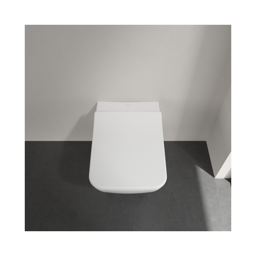 Villeroy & Boch 4611RS01 - WC suspendu avec abattant SoftClose VENTICELLO céramique/blanc