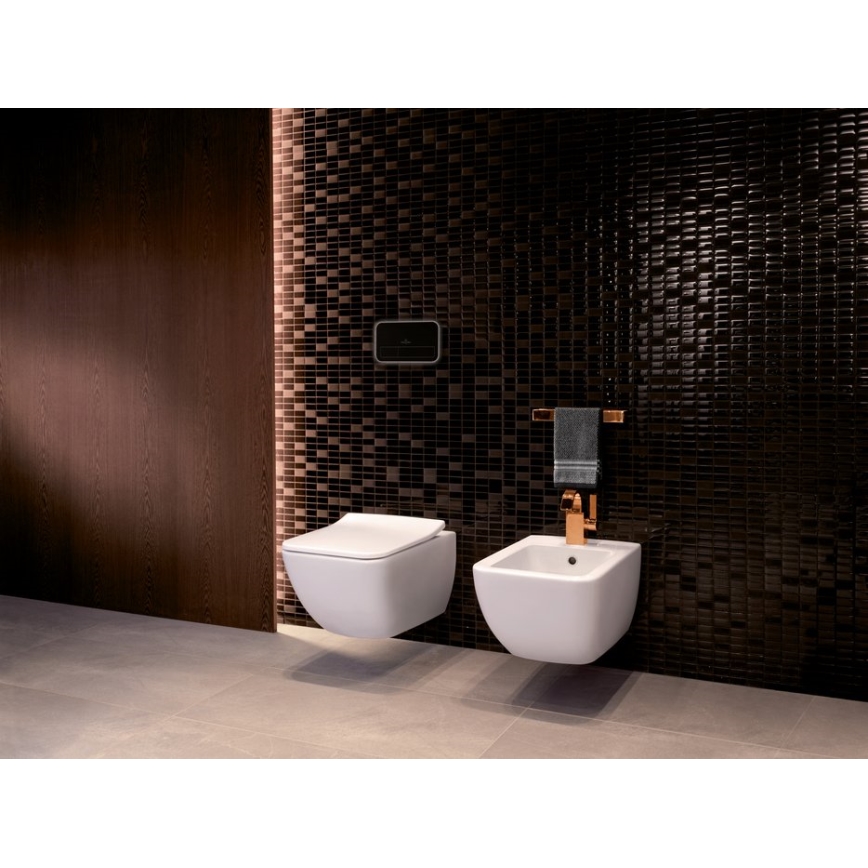 Villeroy & Boch 4611RS01 - WC suspendu avec abattant SoftClose VENTICELLO céramique/blanc