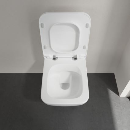 Villeroy & Boch 4611RSR1 - WC suspendu avec abattant SoftClose VENTICELLO céramique/blanc