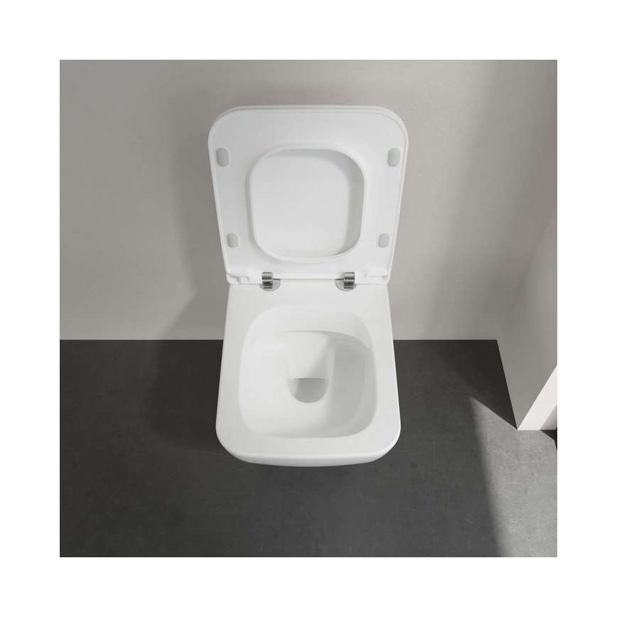 Villeroy & Boch 4611RSR1 - WC suspendu avec abattant SoftClose VENTICELLO céramique/blanc