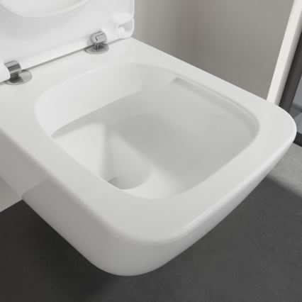 Villeroy & Boch 4611RSR1 - WC suspendu avec abattant SoftClose VENTICELLO céramique/blanc