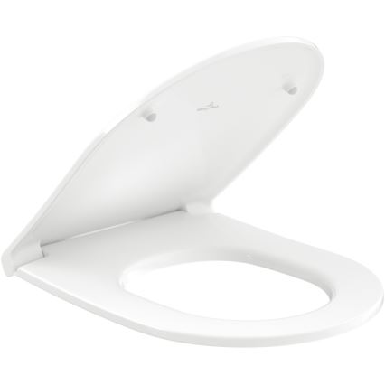 Villeroy & Boch 4670T9R1 - WC suspendu SUBWAY 3.0 en céramique avec abattant à fermeture douce SoftClose, blanc