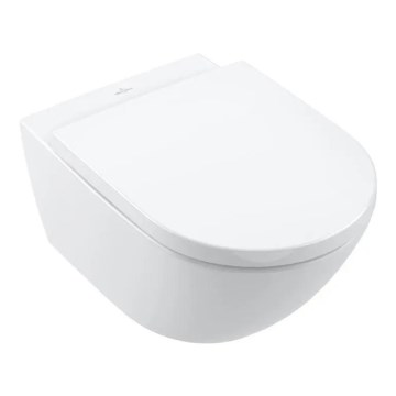 Villeroy & Boch 4670TS01 - Cuvette suspendue avec abattant SoftClose SUBWAY 3.0 céramique/blanc