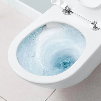 Villeroy & Boch 4670TS01 - Cuvette suspendue avec abattant SoftClose SUBWAY 3.0 céramique/blanc