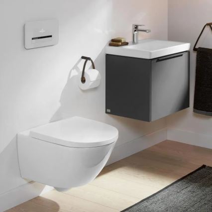 Villeroy & Boch 4670TSR1 - WC suspendu SUBWAY 3.0 avec abattant SoftClose, céramique/blanc
