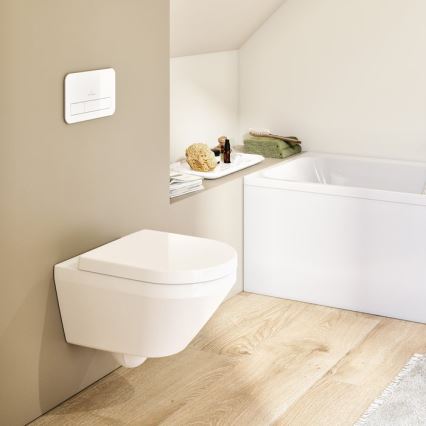 Villeroy & Boch 4694CL01 - WC suspendu avec abattant SoftClose ARCHITECTURA céramique/blanc
