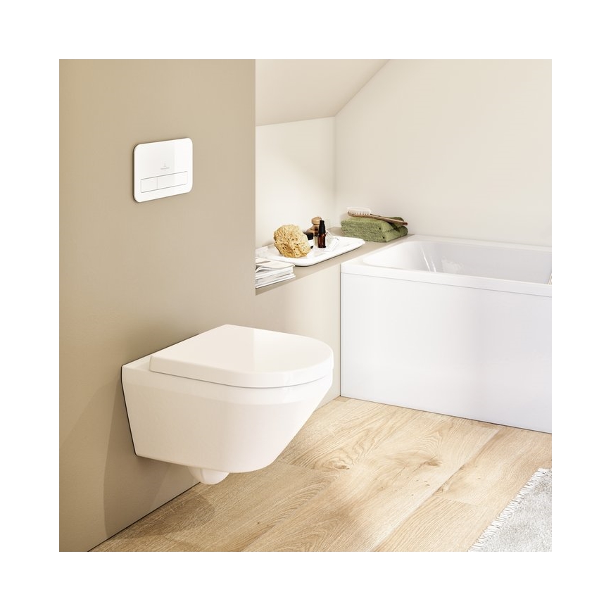 Villeroy & Boch 4694CL01 - WC suspendu avec abattant SoftClose ARCHITECTURA céramique/blanc