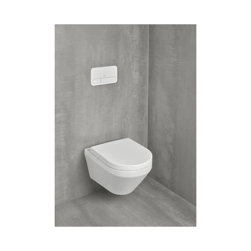 Villeroy & Boch 4694CLR1 - WC suspendu ARCHITECTURA avec abattant SoftClose, céramique blanche