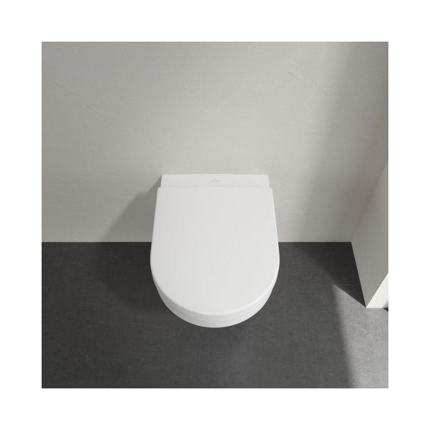 Villeroy & Boch 4694HR01 - WC suspendu avec abattant SoftClose ARCHITECTURA céramique/blanc
