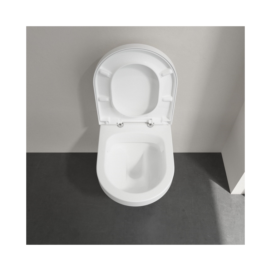 Villeroy & Boch 4694HR01 - WC suspendu avec abattant SoftClose ARCHITECTURA céramique/blanc