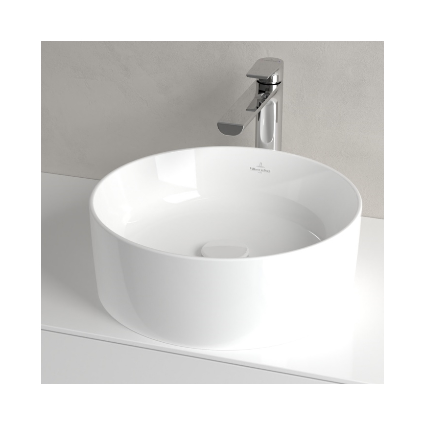 Villeroy & Boch 4A184001 - Lavabo à poser COLLARO Ø 40 cm céramique/blanc