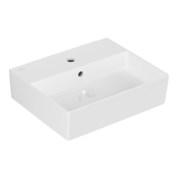 Villeroy & Boch 4A225G01 - Lavabo suspendu/à poser sur plan MEMENTO 50x42cm céramique/blanc