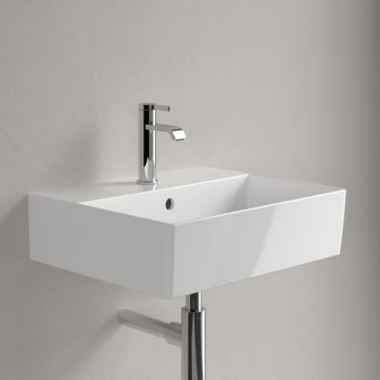 Villeroy & Boch 4A225G01 - Lavabo suspendu/à poser sur plan MEMENTO 50x42cm céramique/blanc