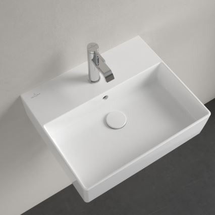 Villeroy & Boch 4A225G01 - Lavabo suspendu/à poser sur plan MEMENTO 50x42cm céramique/blanc