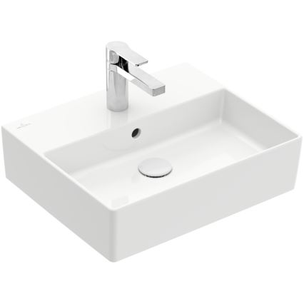 Villeroy & Boch 4A225G01 - Lavabo suspendu/à poser sur plan MEMENTO 50x42cm céramique/blanc