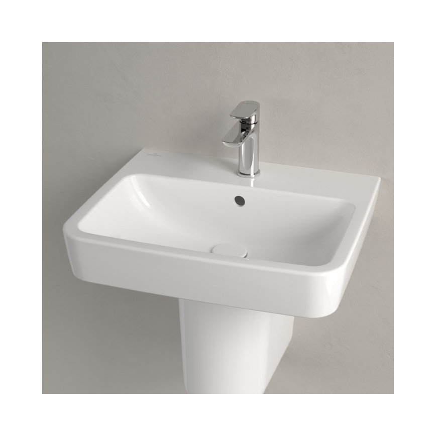 Villeroy & Boch 4A415501 - Lavabo suspendu O.NOVO 55 x 46 cm céramique/blanc