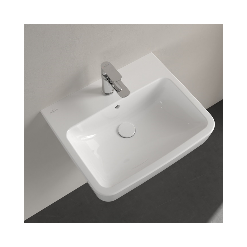 Villeroy & Boch 4A415501 - Lavabo suspendu O.NOVO 55 x 46 cm céramique/blanc