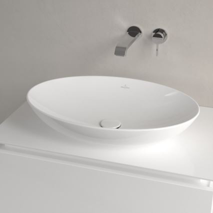Villeroy & Boch 4A480001 - Lavabo à poser LOOP&FRIENDS 62x42 cm en céramique, blanc