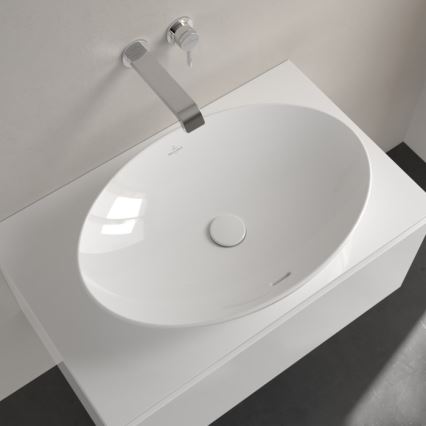 Villeroy & Boch 4A480001 - Lavabo à poser LOOP&FRIENDS 62x42 cm en céramique, blanc