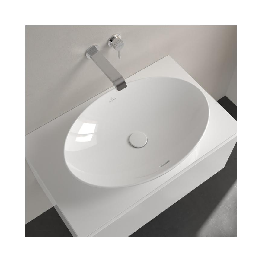 Villeroy & Boch 4A480001 - Lavabo à poser LOOP&FRIENDS 62x42 cm en céramique, blanc