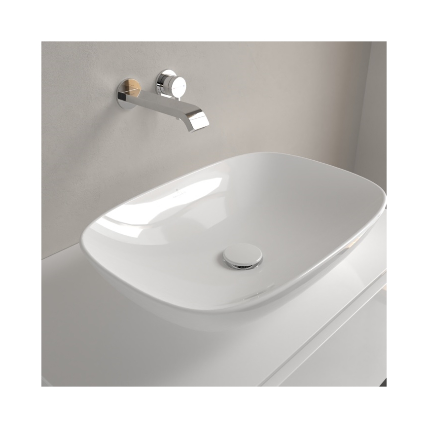 Villeroy & Boch 4A490101 - Lavabo à poser sur plan LOOP&FRIENDS 56x38 cm céramique/blanc