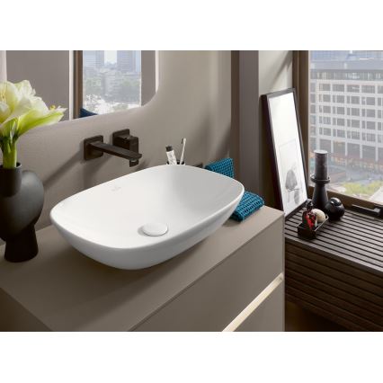 Villeroy & Boch 4A490101 - Lavabo à poser sur plan LOOP&FRIENDS 56x38 cm céramique/blanc