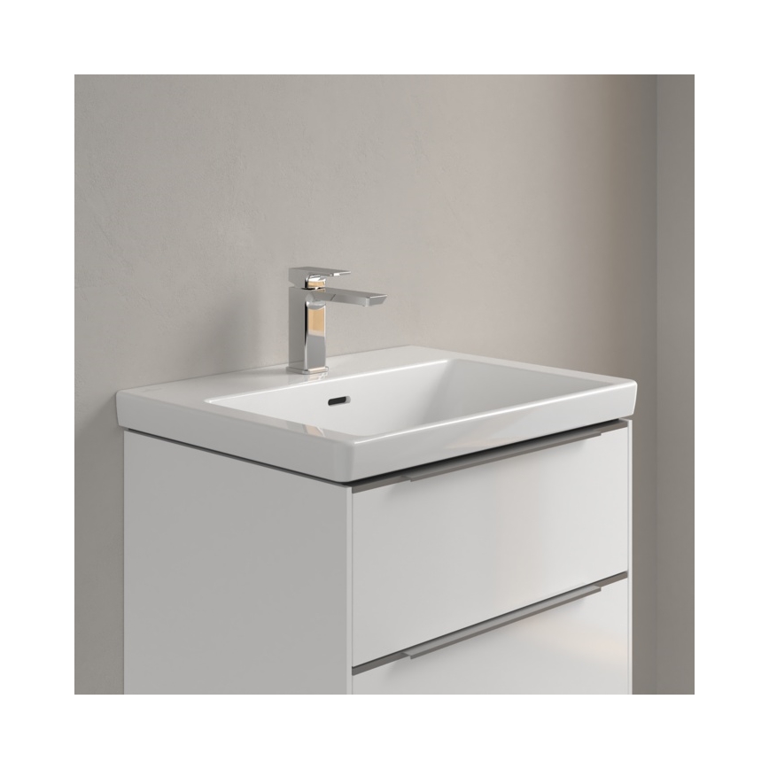 Villeroy & Boch 4A706001 - Lavabo suspendu SUBWAY 3.0 60x47 cm céramique/blanc