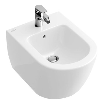 Villeroy & Boch 540000R1 - Bidet suspendu SUBWAY 2.0 37 x 56,5 cm céramique/blanc