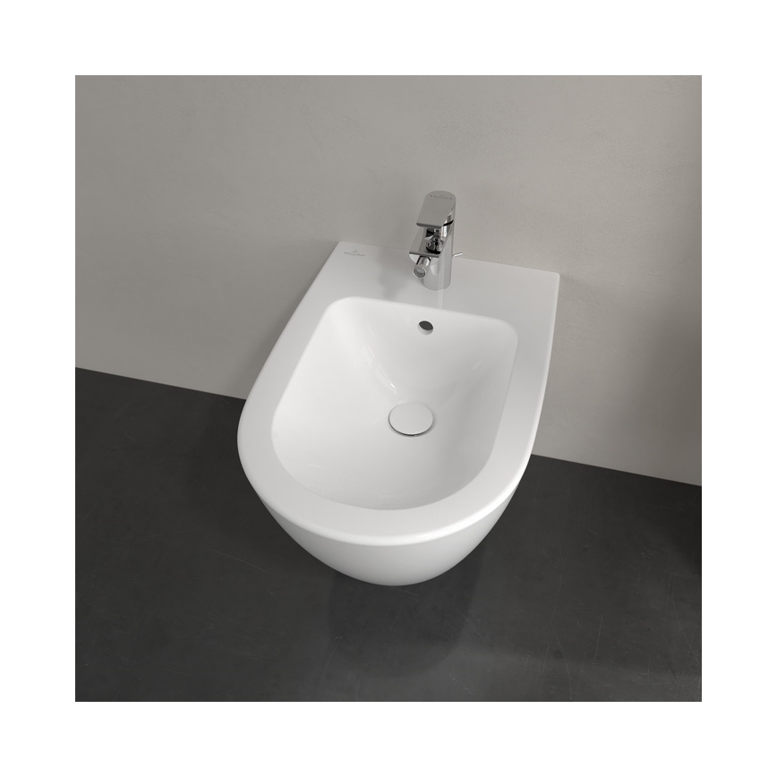 Villeroy & Boch 540000R1 - Bidet suspendu SUBWAY 2.0 37 x 56,5 cm céramique/blanc