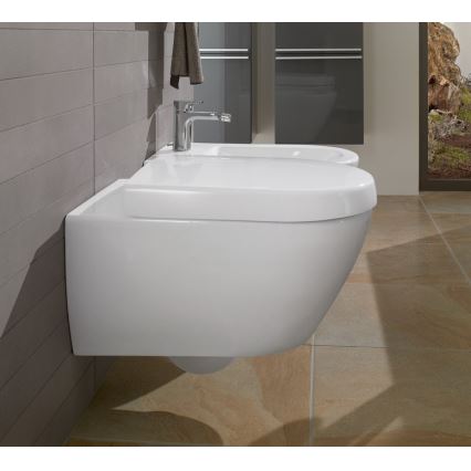 Villeroy & Boch 540000R1 - Bidet suspendu SUBWAY 2.0 37 x 56,5 cm céramique/blanc