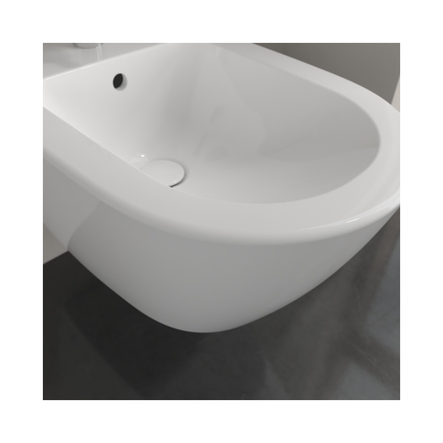 Villeroy & Boch 540000R1 - Bidet suspendu SUBWAY 2.0 37 x 56,5 cm céramique/blanc