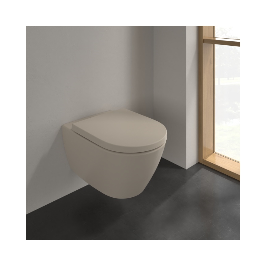 Villeroy & Boch 5614R0AM - WC suspendu SUBWAY 2.0 céramique/beige