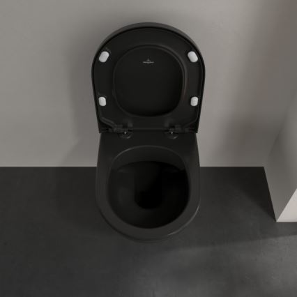 Villeroy & Boch 5614R0R7 - WC suspendu SUBWAY en céramique/noir