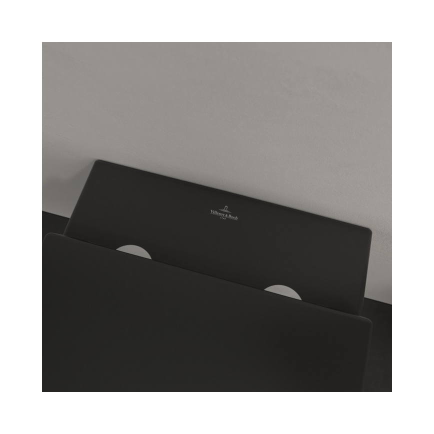 Villeroy & Boch 5614R0R7 - WC suspendu SUBWAY en céramique/noir