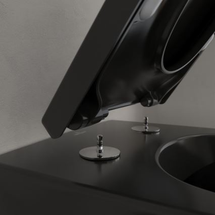 Villeroy & Boch 5614R0R7 - WC suspendu SUBWAY en céramique/noir