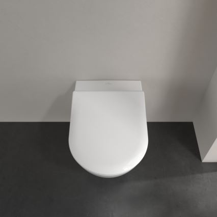 Villeroy & Boch 5614R201 - WC suspendu avec abattant SoftClose SUBWAY 2.0 céramique/blanc