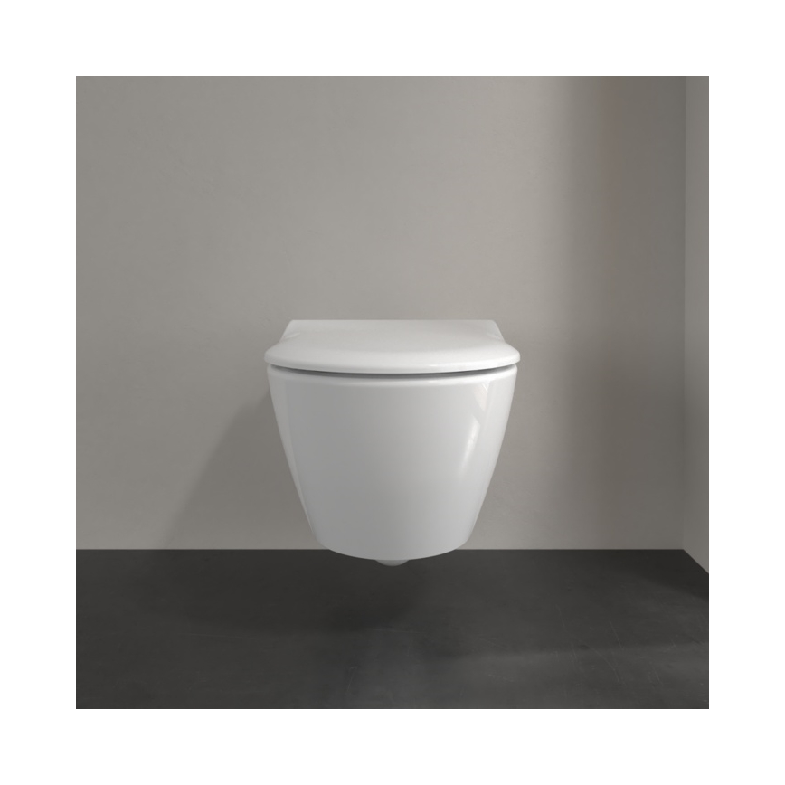 Villeroy & Boch 5614R2R1 - WC suspendu avec abattant SoftClose SUBWAY 2.0 céramique/blanc