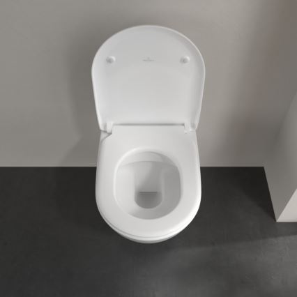 Villeroy & Boch 5614R2R1 - WC suspendu avec abattant SoftClose SUBWAY 2.0 céramique/blanc