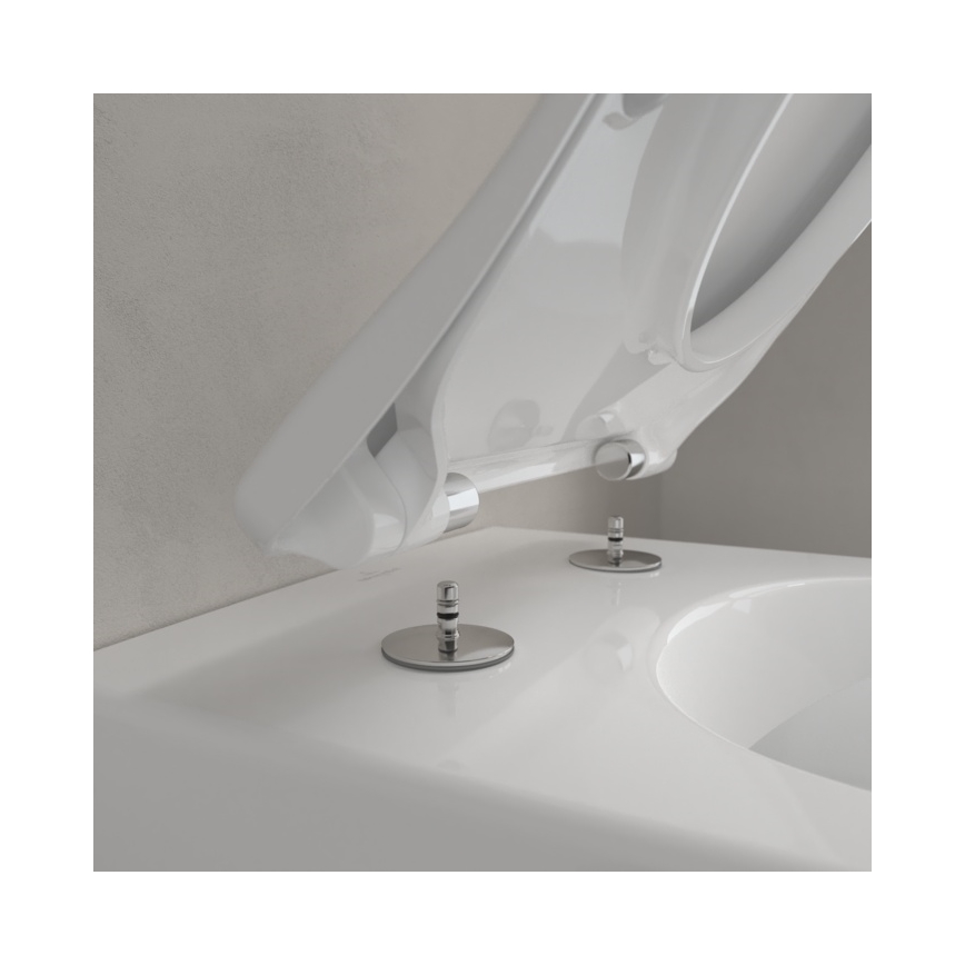 Villeroy & Boch 5614R2R1 - WC suspendu avec abattant SoftClose SUBWAY 2.0 céramique/blanc