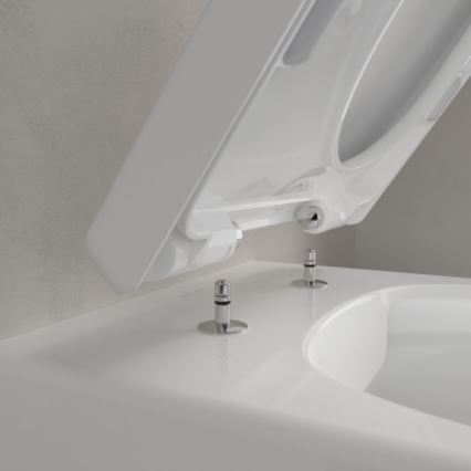 Villeroy & Boch 5656HR01 - WC suspendu avec abattant SoftClose AVENTO céramique/blanc