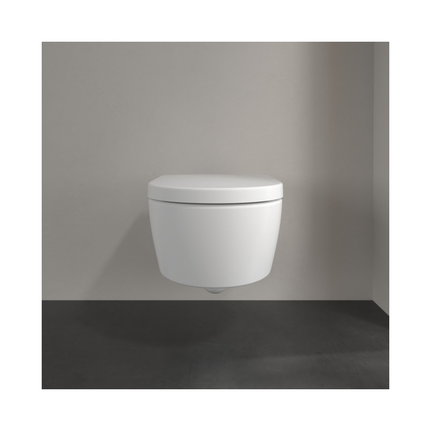 Villeroy & Boch 5656HRRW - WC suspendu avec abattant SoftClose AVENTO céramique/blanc