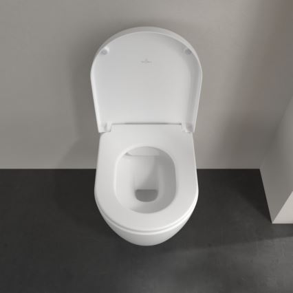 Villeroy & Boch 5656HRRW - WC suspendu avec abattant SoftClose AVENTO céramique/blanc