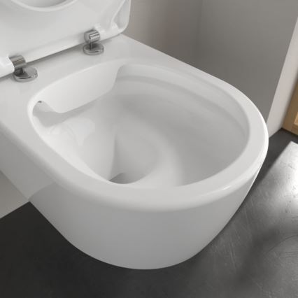 Villeroy & Boch 5656RS01 - WC suspendu avec abattant SoftClose AVENTO en céramique/blanc