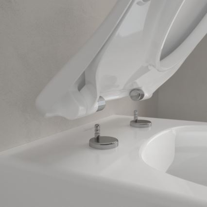 Villeroy & Boch 5656RS01 - WC suspendu avec abattant SoftClose AVENTO en céramique/blanc