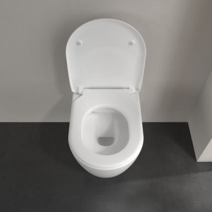 Villeroy & Boch 5656RSR1 - WC suspendu AVENTO avec abattant SoftClose, céramique/blanc