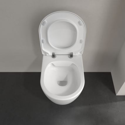 Villeroy & Boch 5656RSR1 - WC suspendu AVENTO avec abattant SoftClose, céramique/blanc