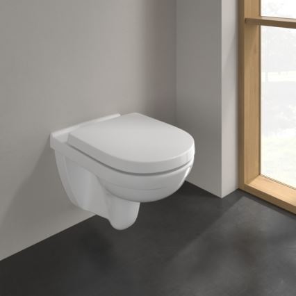 Villeroy & Boch 5660HR01 - WC suspendu avec abattant SoftClose O.NOVO céramique/blanc