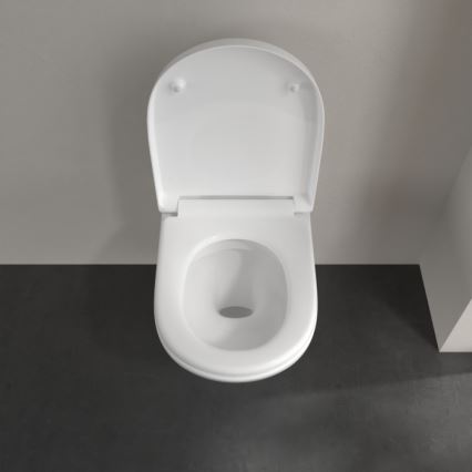 Villeroy & Boch 5660HR01 - WC suspendu avec abattant SoftClose O.NOVO céramique/blanc